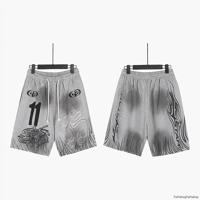 Hellstar dark style gray shorts