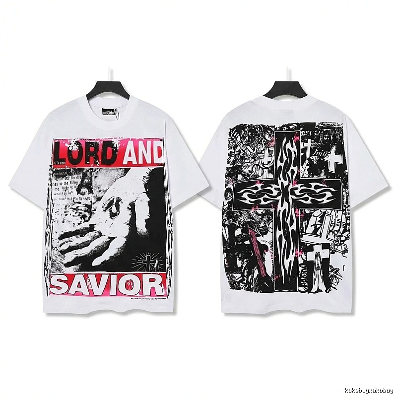 Hellstar religious style white T-shirt