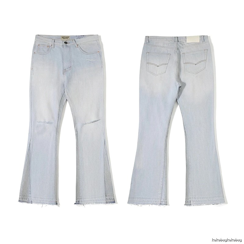 Hole-flared jeans from Gallery Dept.