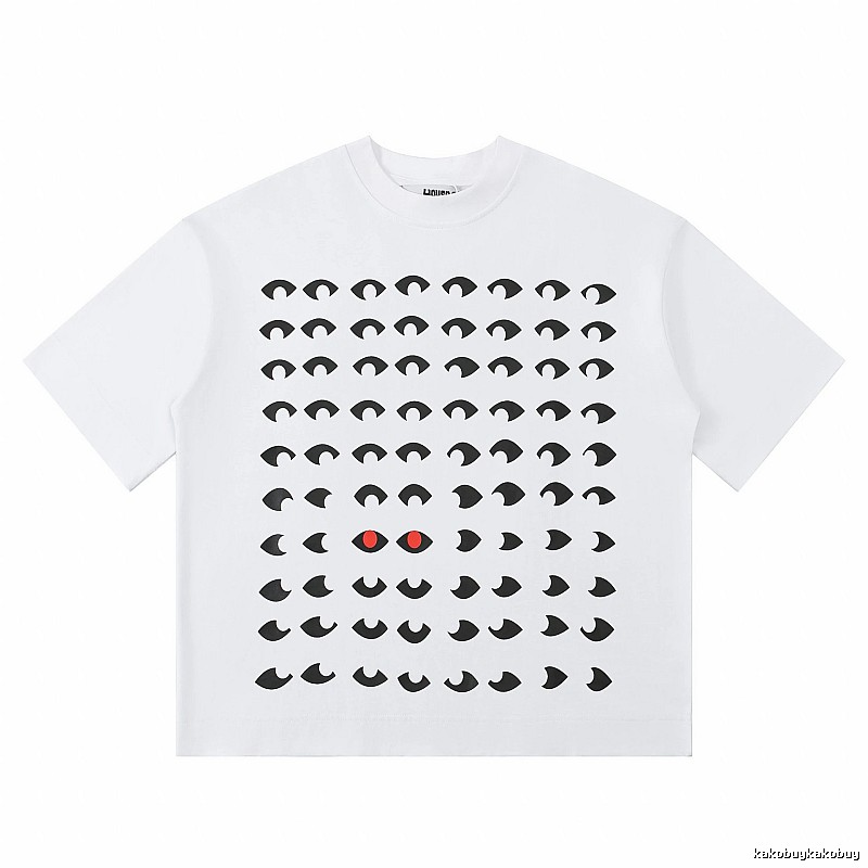 House of Errors Eye Print White T-shirt