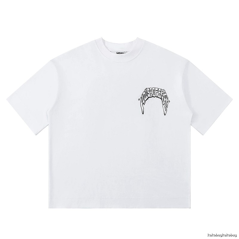 House of Errors Trendy White Short-sleeve Shirt