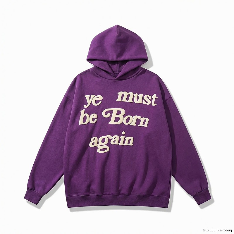 Kanye Born Again Purple Hoodie
