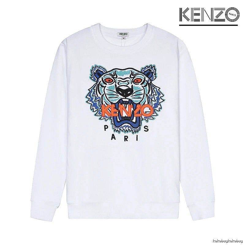 Kenzo Style Kc16 Tiger SweatShirt Coffee Run Graphic
