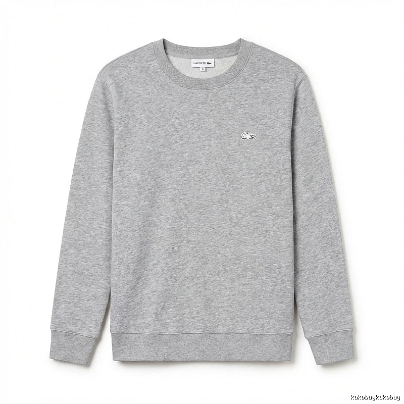 Lacoste basic simple grey sweatshirt