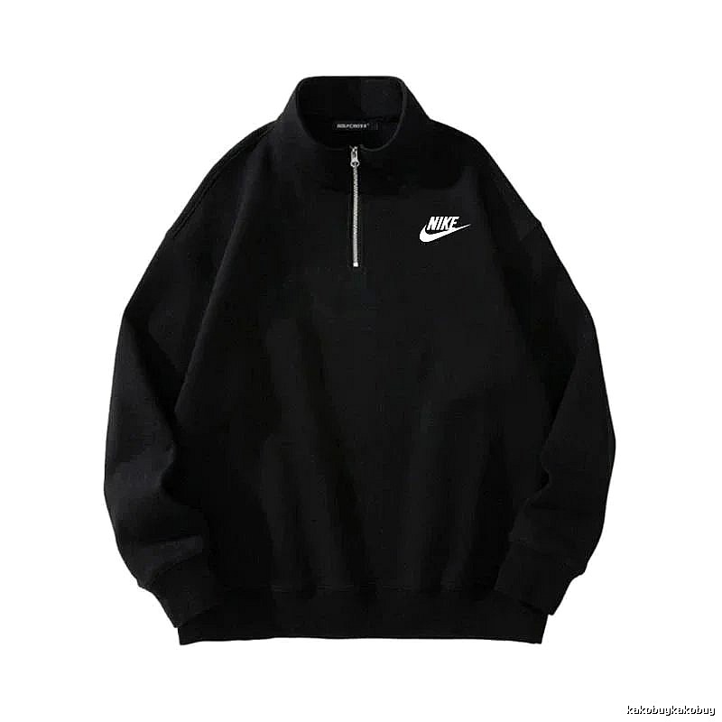 Lacoste Patterned Quarter-zip sweatshirt Black Quarter Zip with Polished Detail