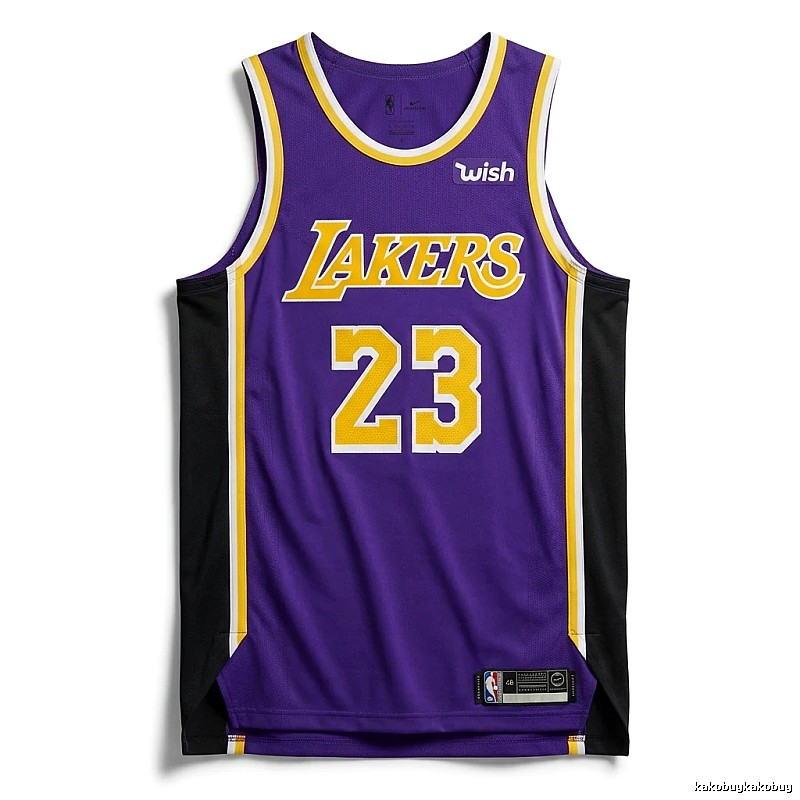 LBJ Lakers retro purple jersey