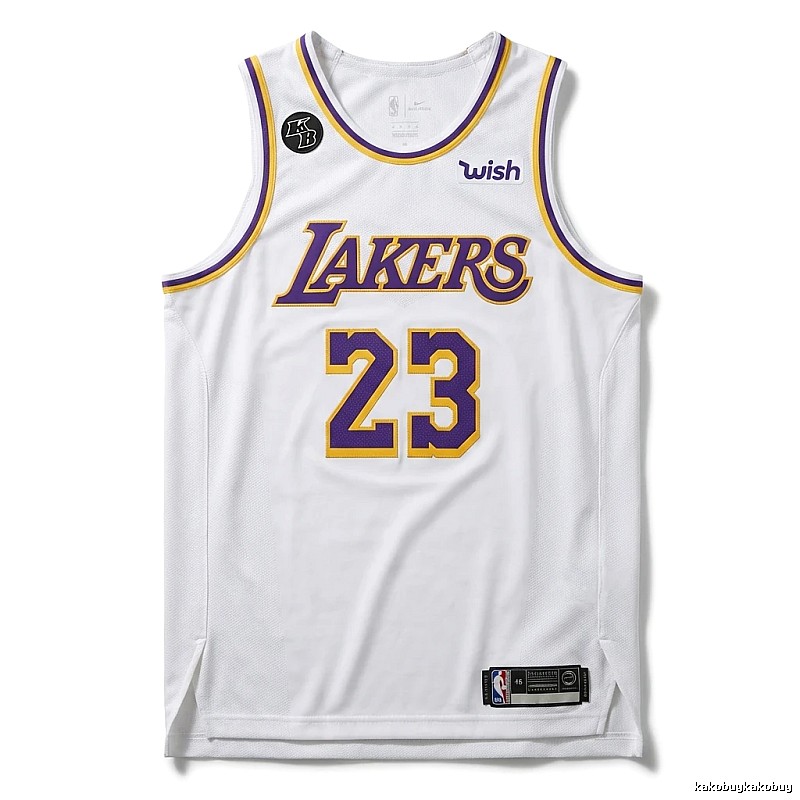 LBJ Lakers retro-style jersey