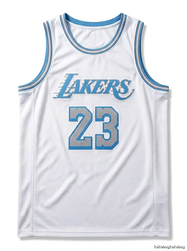 LBJ Lakers retro white jersey
