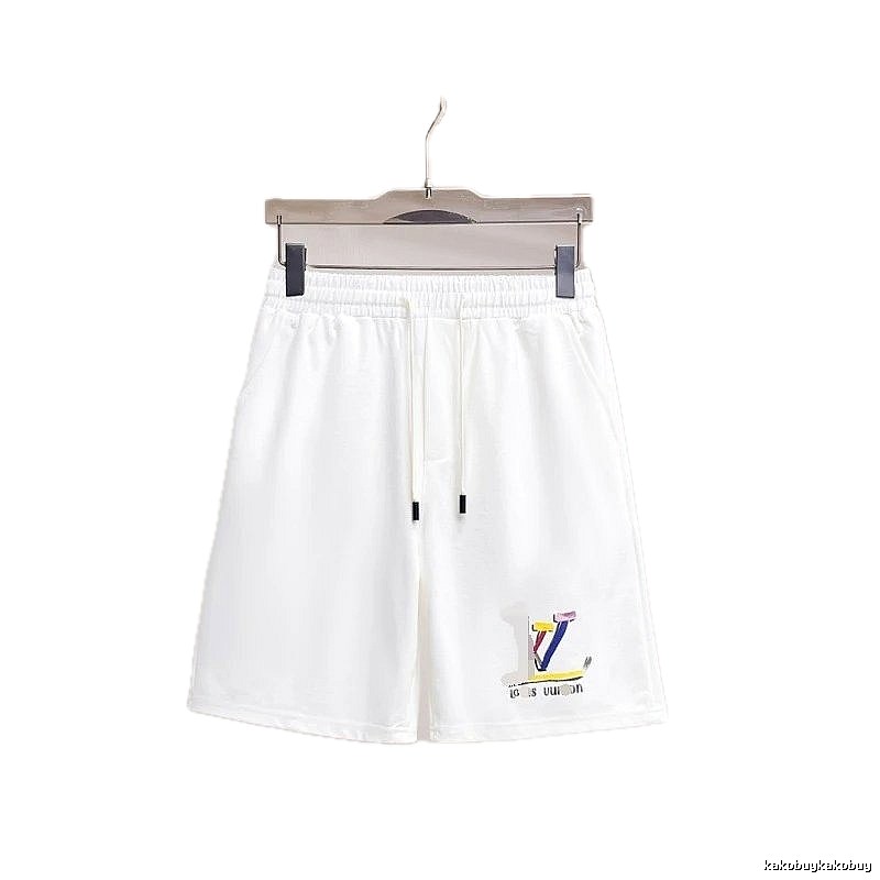 Louis Vuitton Colorful Print Casual Style White Shorts