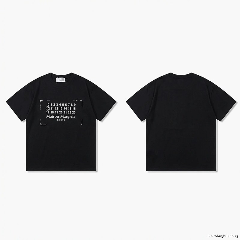 Maison Margiela Digital Style Black T-shirt