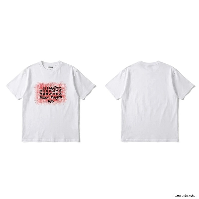Maison Margiela white T-shirt with digital print