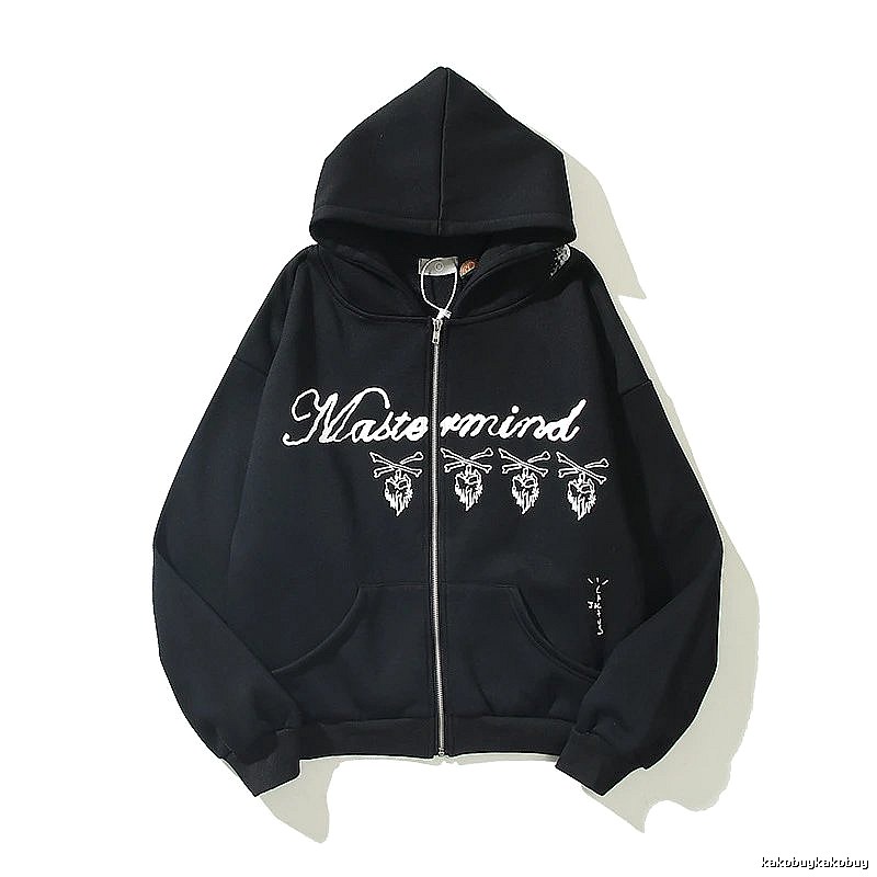 Mastermind Black Zip Hoodie Daily Styling Graphic