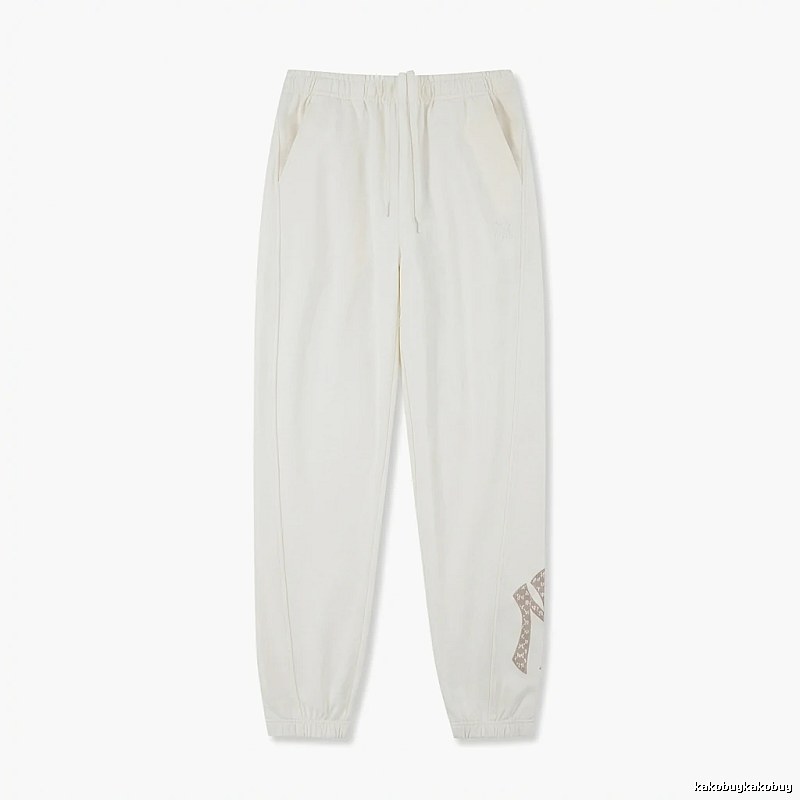 MLB casual style white sweatpants