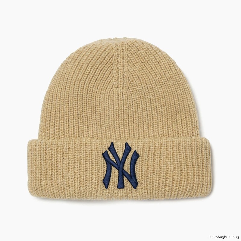 MLB classic beige knitted hat