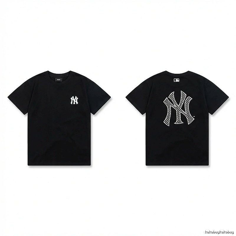 MLB NY Series Trendy and Cool Style Black T-shirt