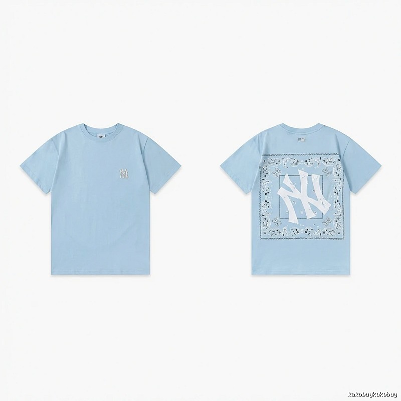 MLB retro light blue T-shirt