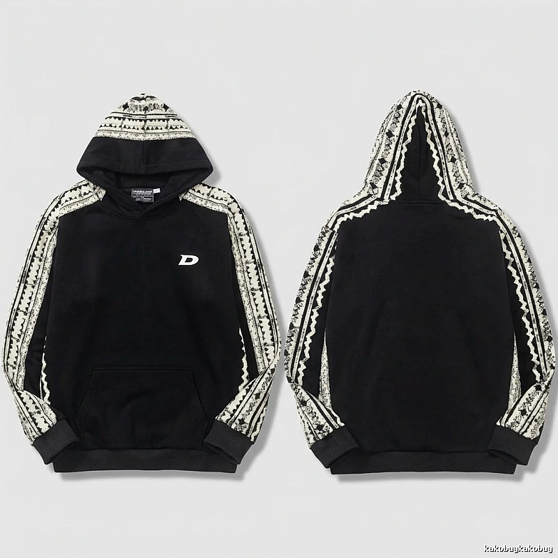 MLB retro style black hoodie