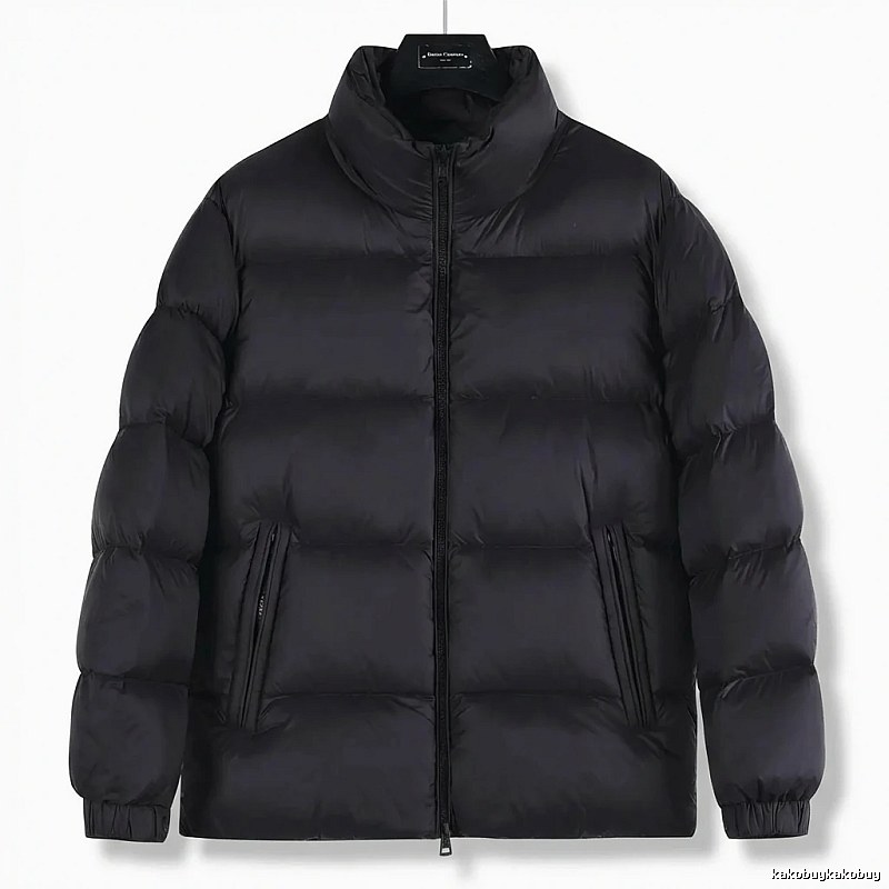 Moncler black casual down jacket