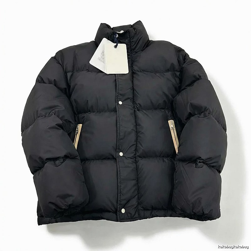 Moncler black short down jacket
