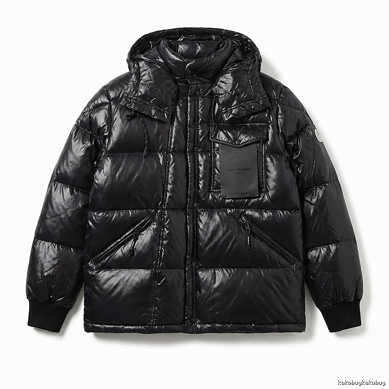 Moncler black trendy and cool down jacket