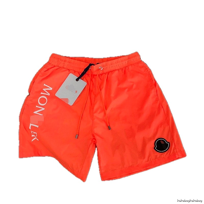 Moncler Casual Style Bright Orange Beach Shorts