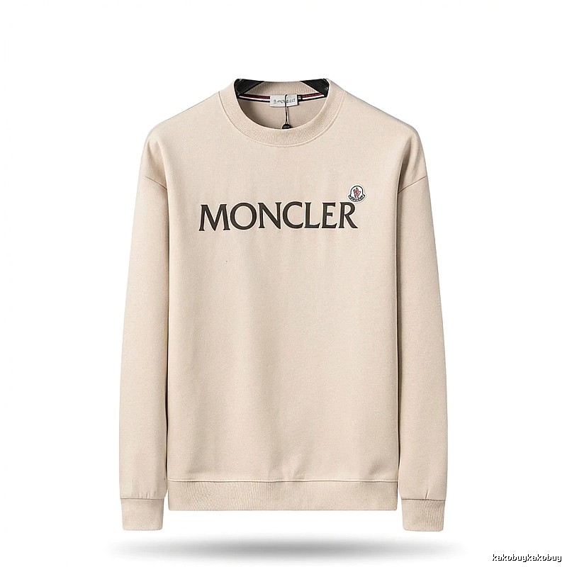 Moncler minimalist beige sweatshirt