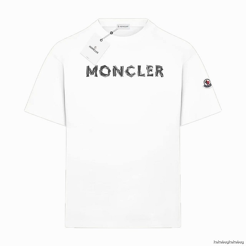 Moncler Simple and Fashionable White T-shirt