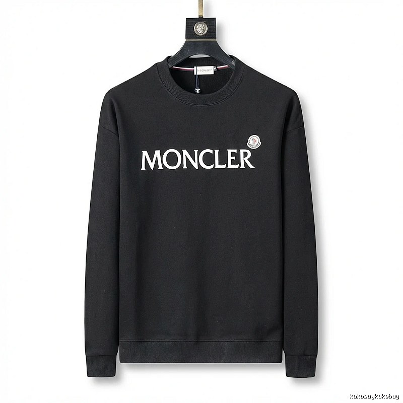 Moncler simple-style black sweatshirt