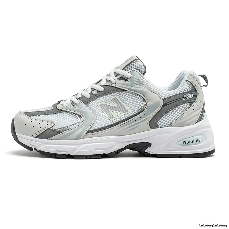 New Balance 530 retro-style grey sports shoes