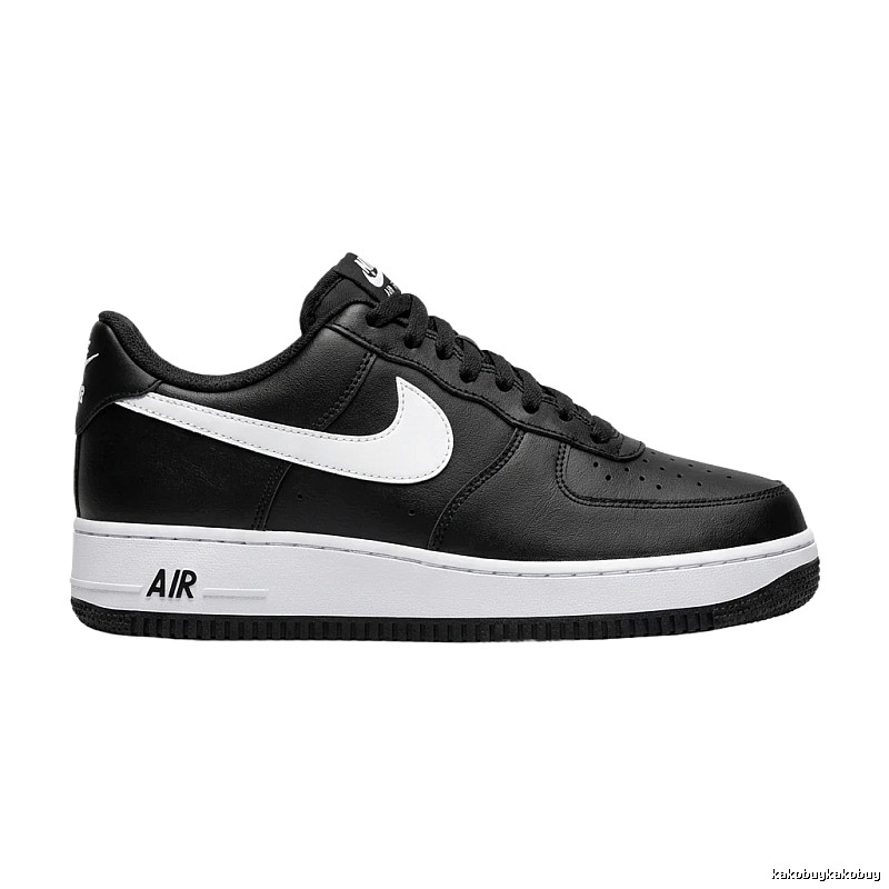 Nike Air Force 1 black and white trendy sneakers