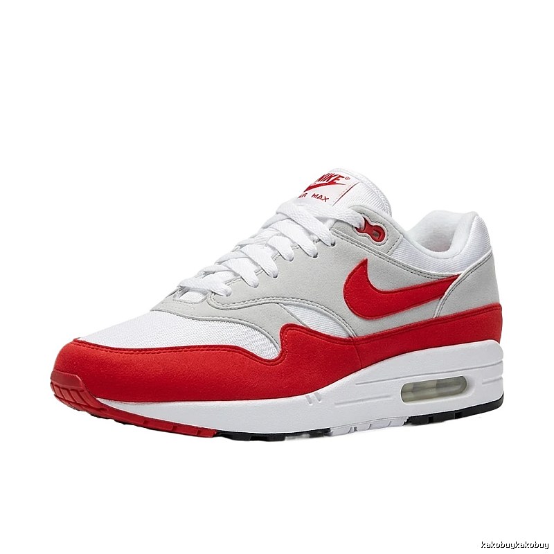 Nike Air Max retro red and white sports shoes