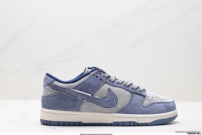 Nike Dunk Low Retro Style Blue-Gray Shoes