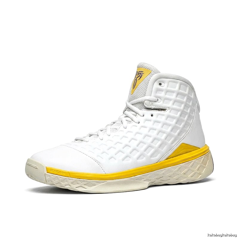 Nike KOBE White-Yellow Sporty Basketball Shoes