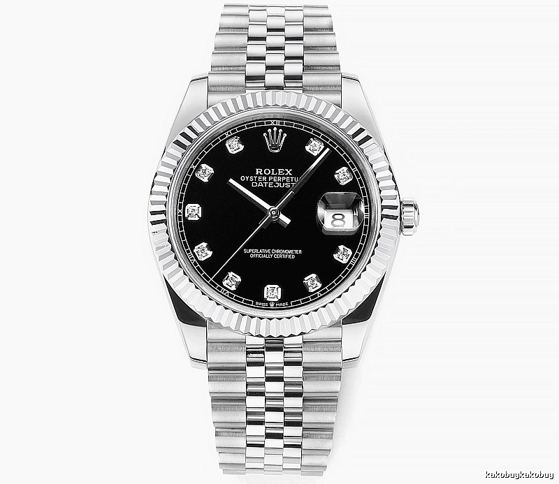 Occasion Rolex Datejust Automatic Watch - Silver And Black