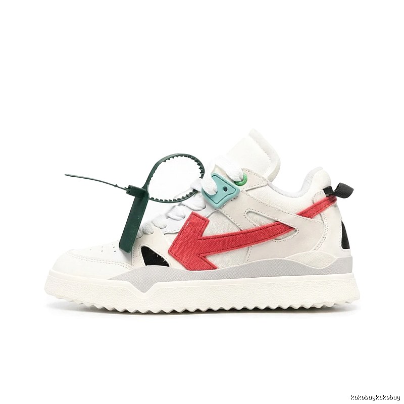 Off-White Arrow Style Casual White Shoes