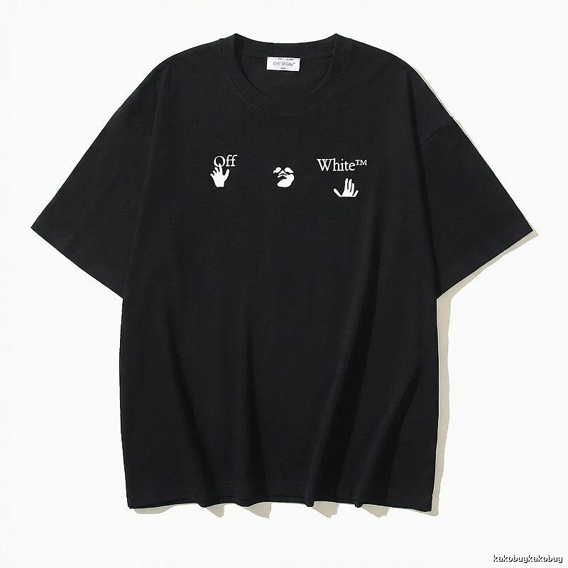 Off-White Gesture Print Style T-shirt