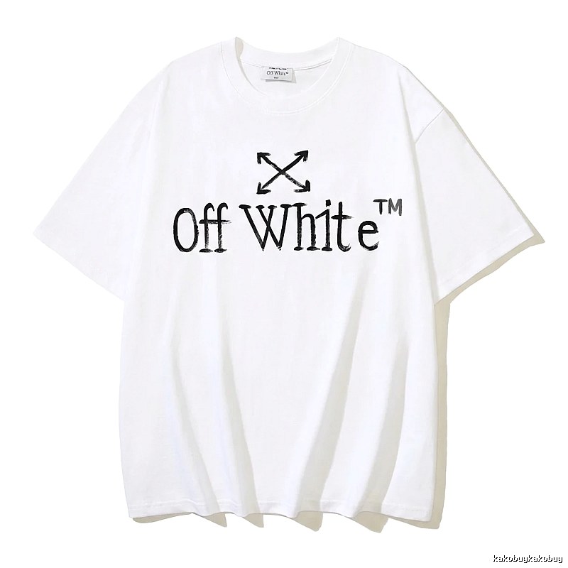 Off-White simple style white T-shirt