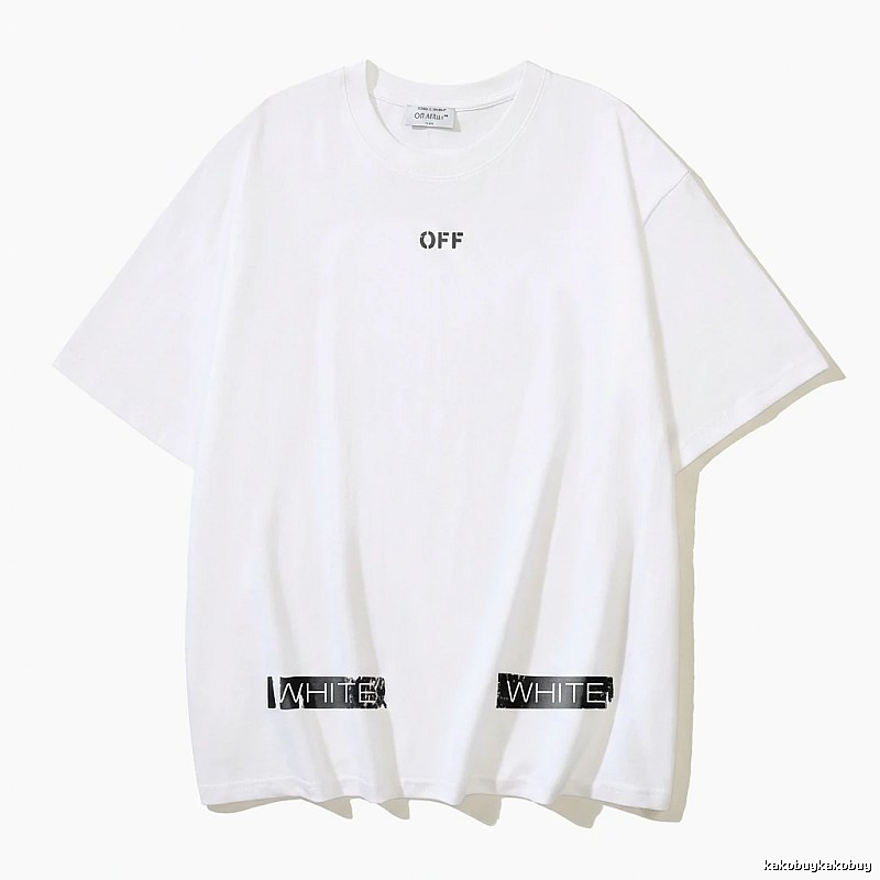 Off-White simple style white T-shirt