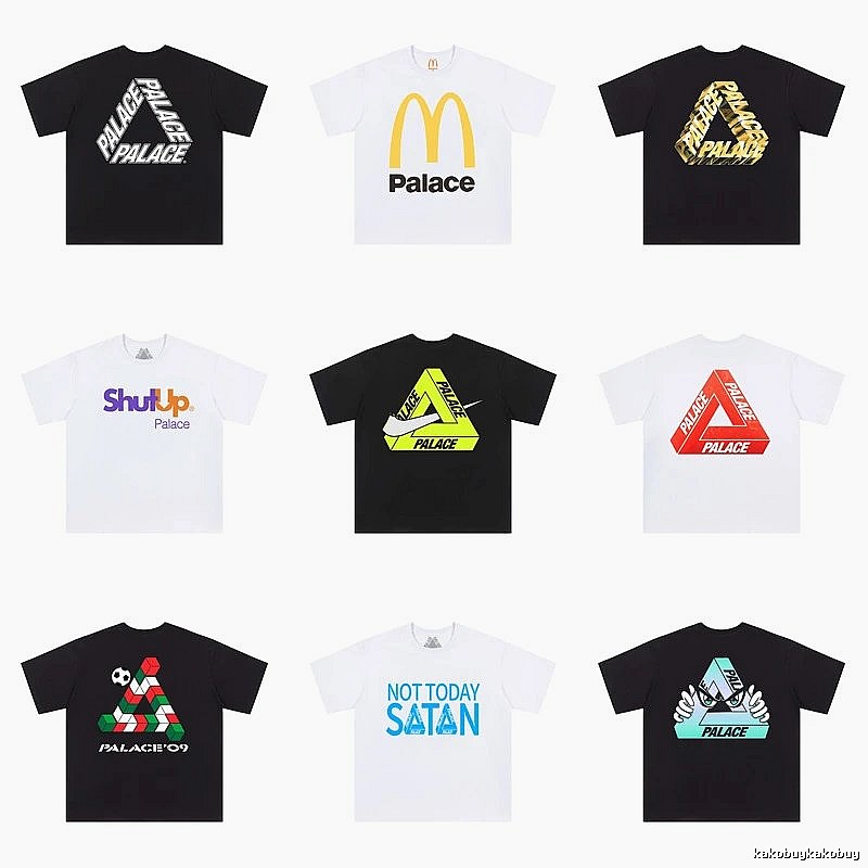 Palace Triangle Series Street Style Multicolor T-shirt