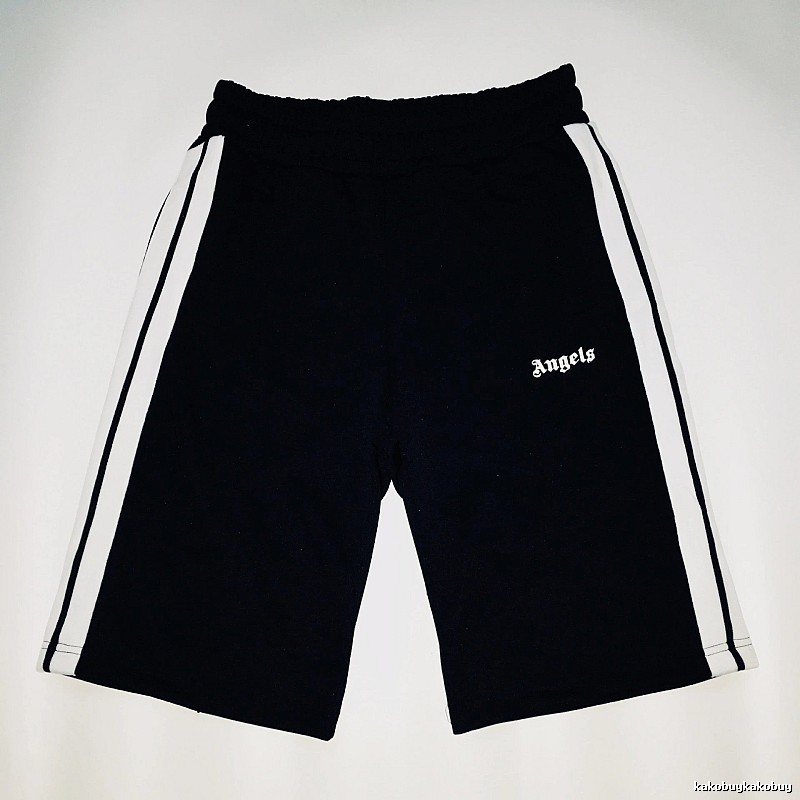 Palm Angels Classic Track shorts Black Side Stripe for Daily Styling