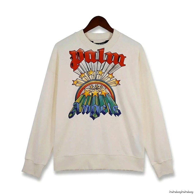Palm Angels Rainbow Print Sweatshirt