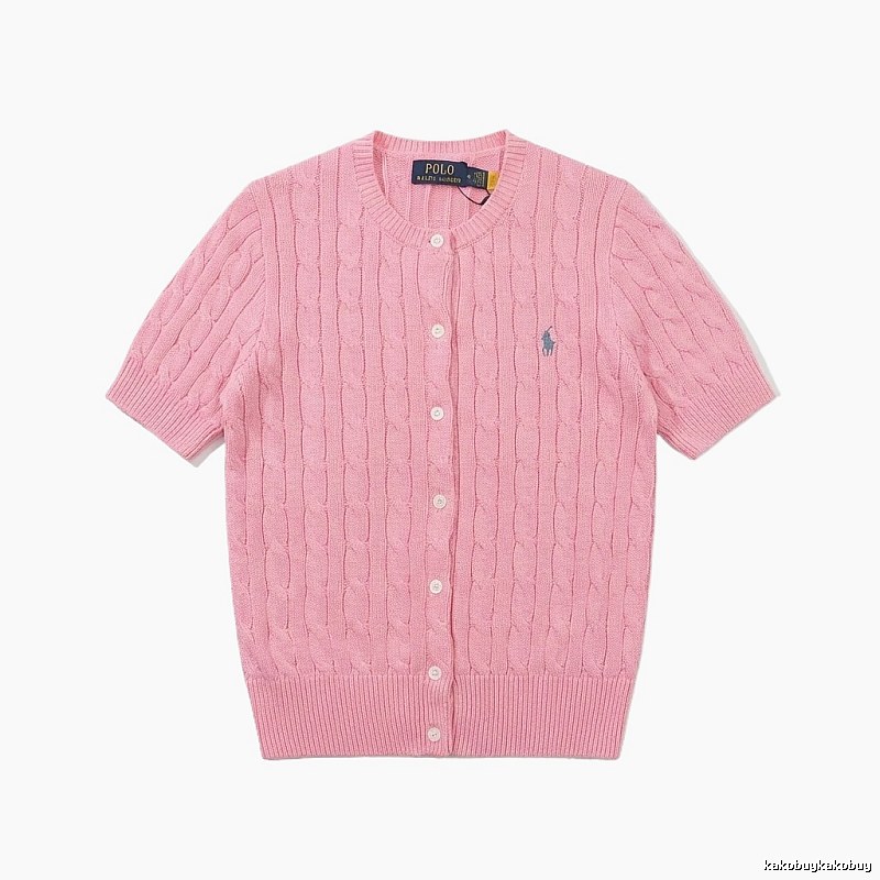 Ralph Lauren Polo pink knitted cardigan