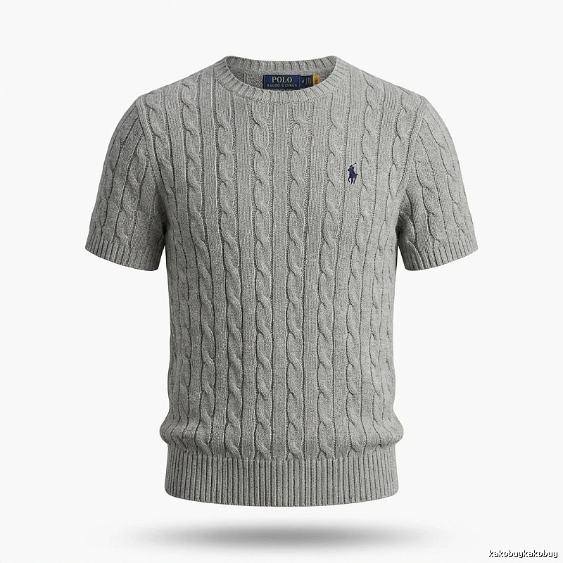 Ralph Lauren Polo Series Grey Knitted Sweater