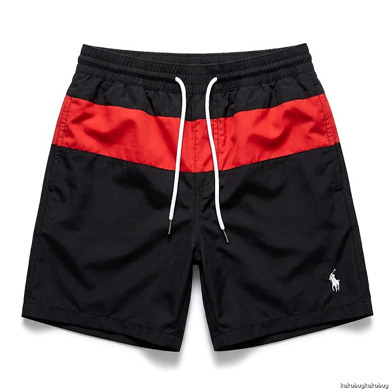 Ralph Lauren sporty black and red shorts
