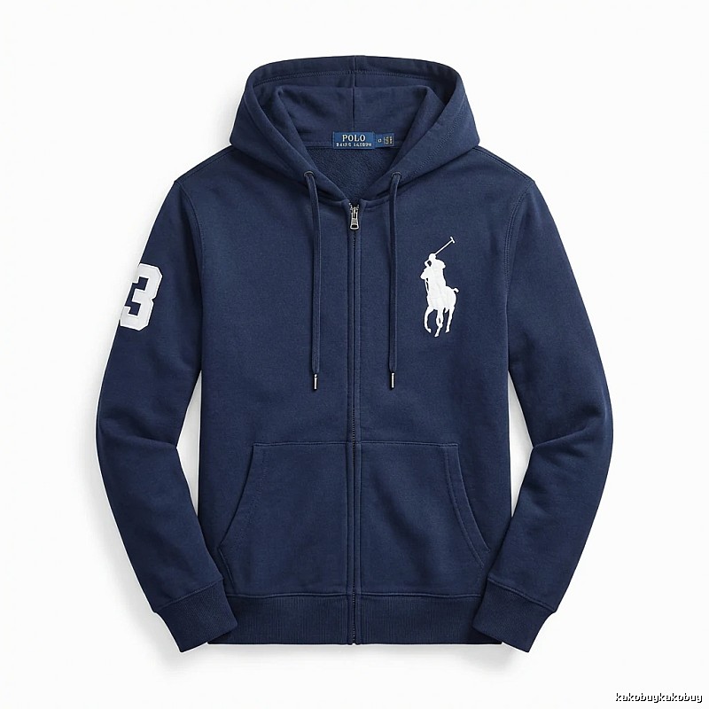 Ralph Lauren sporty dark blue hoodie