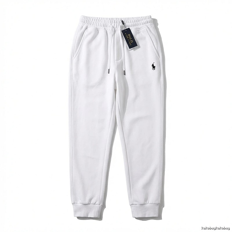 Ralph Lauren trendy brand white sweatpants