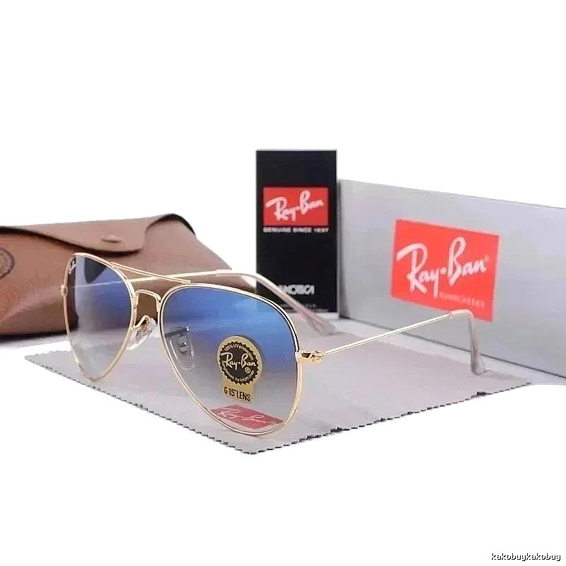 Ray-Ban Classic Aviator sunglasses Metal Frame Sunglasses with Travel-Friendly Style