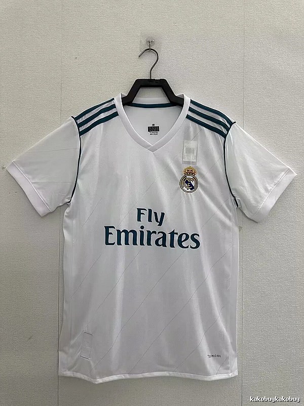 Real Madrid Daily Retro Teka soccer jersey White Retro Football with Visual Detail