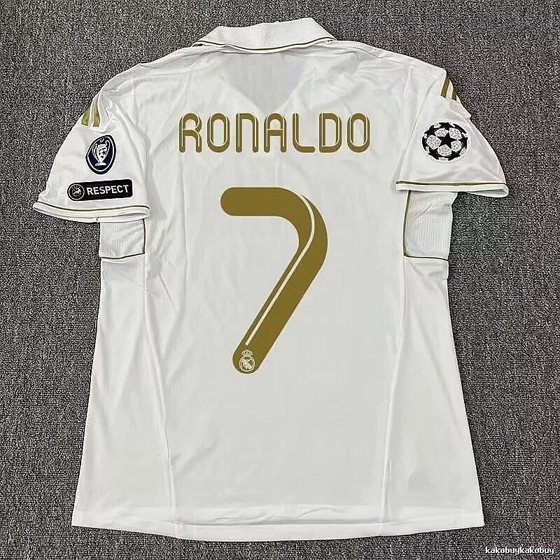 Real Madrid Urban Retro Teka soccer jersey White Retro Football with Casual Appeal