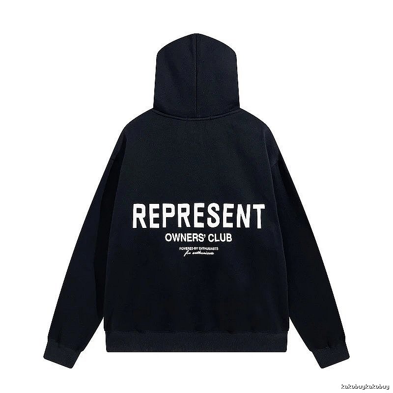 Represent Classic Owners Club hoodie Navy Large Represent for Daily Styling